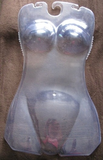 Mannequin Clear Half Body Forms 