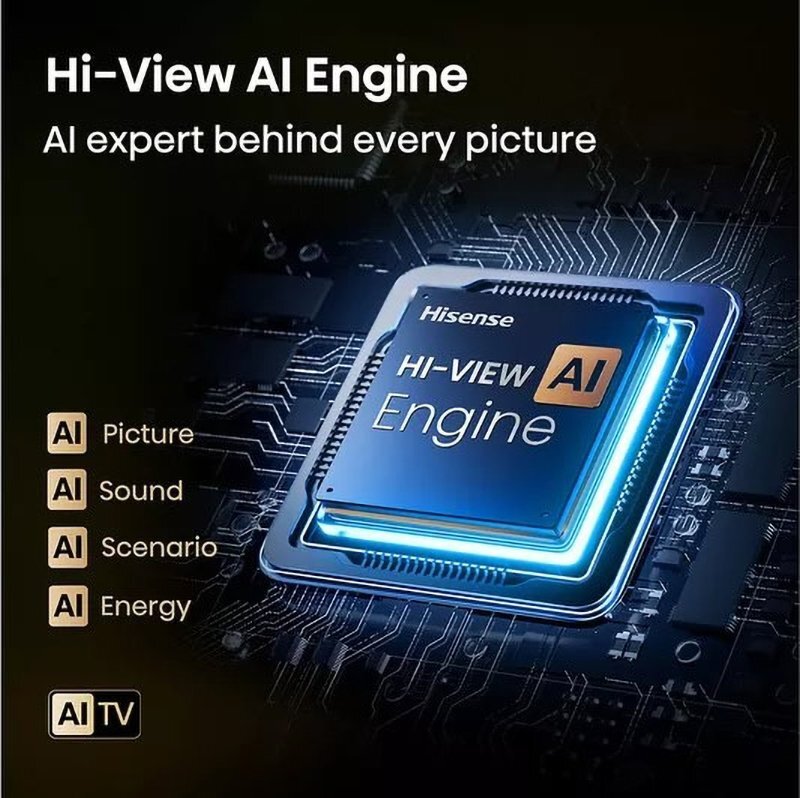 Hisense 55" A6Q 4K HDR Smart TV UHD with AI Upscale 55A6QTUK - Tv, Audio & Cameras in Hastings