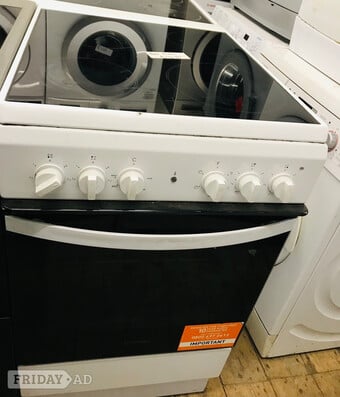 Indesit 50cm wide electric cooker 