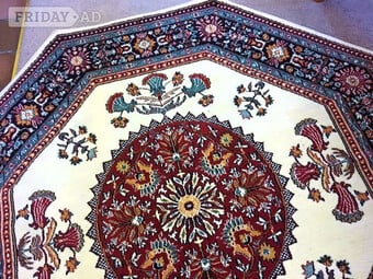 Turkish rug Vintage Antique .