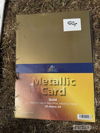 Various packets of card. 50p