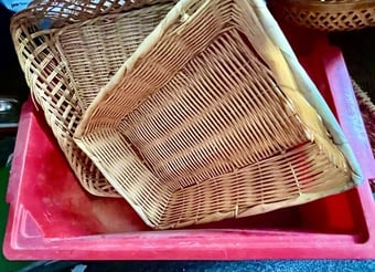 Catering Cane Baskets in various sizes and shapes