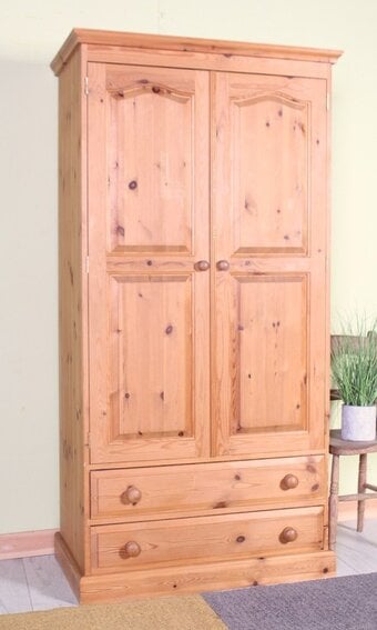Delivery Options- Cottage Pine Farmhouse Wardrobe 100% Pine