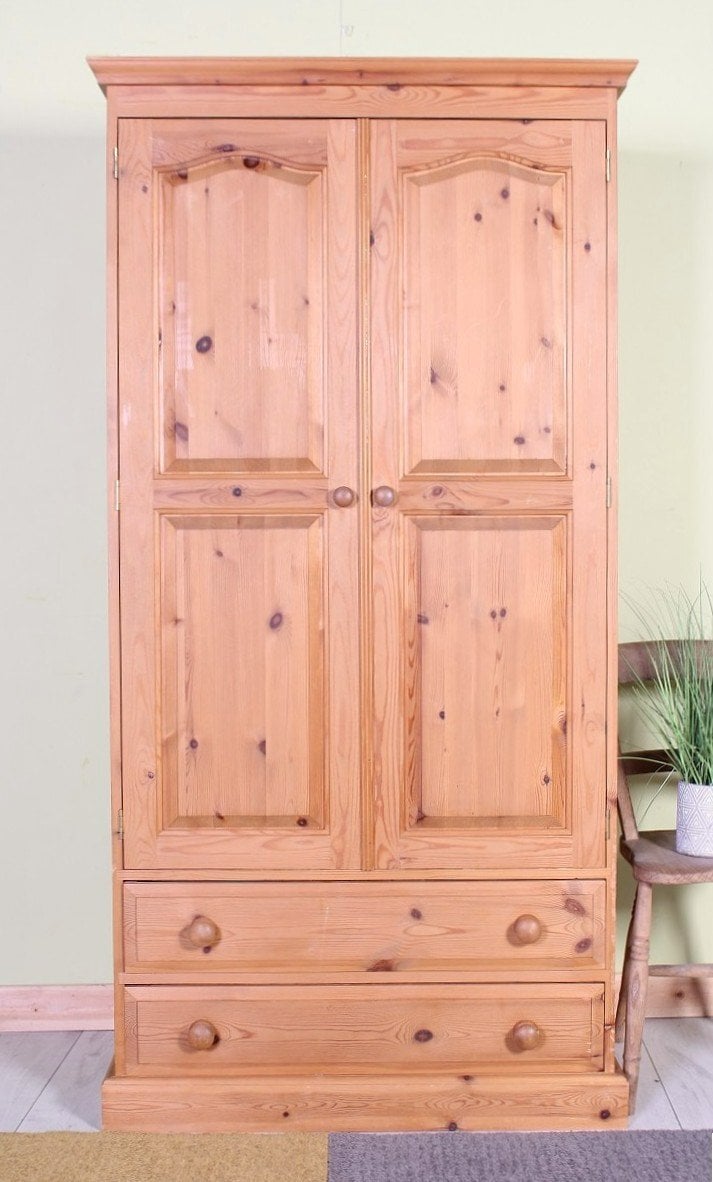Delivery Options- Cottage Pine Farmhouse Wardrobe 100% Pine - Furniture