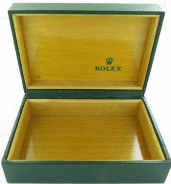 Rolex original vintage 1990-1998 green watch box only.