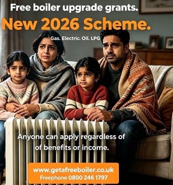 FREE BOILER & Heating Grants 