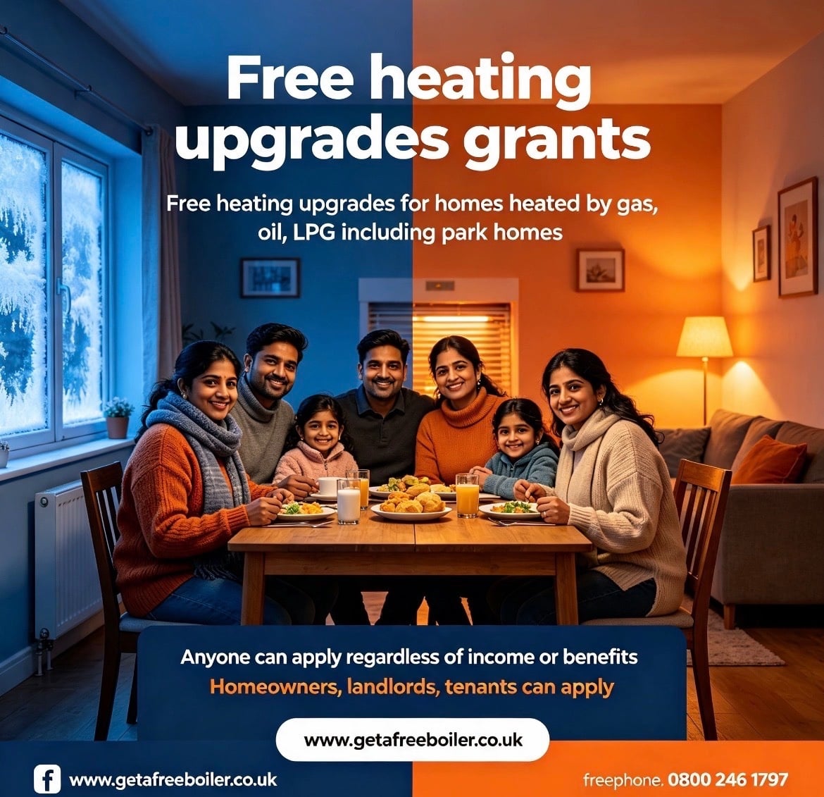 FREE BOILER & Heating Grants 