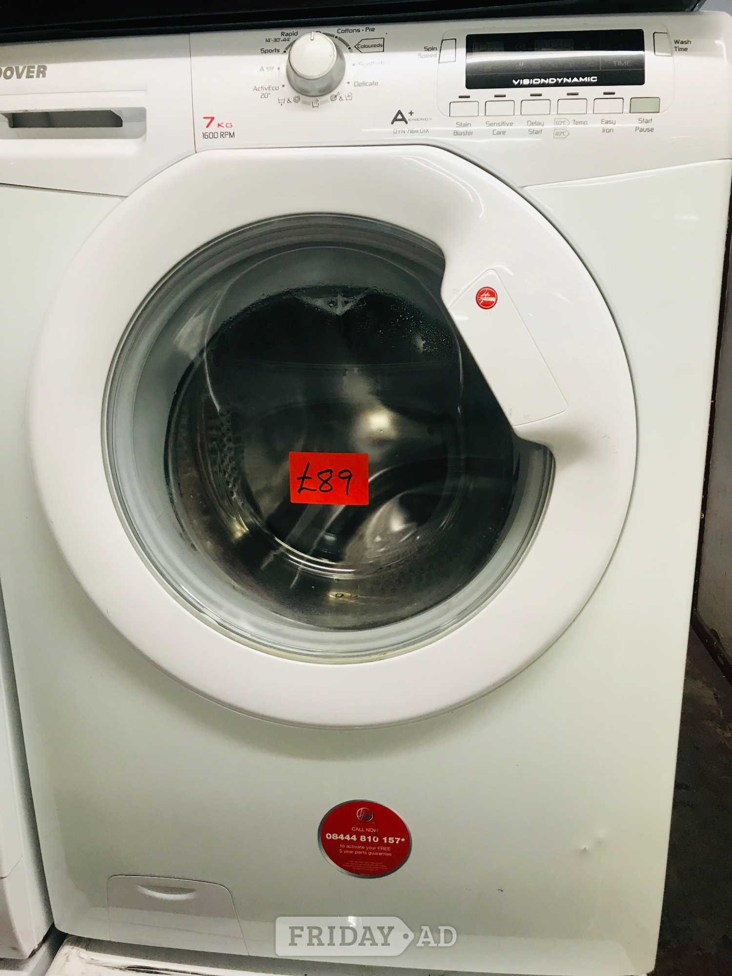 Hoover 7KG load A+ energy washing machine  in St. Albans