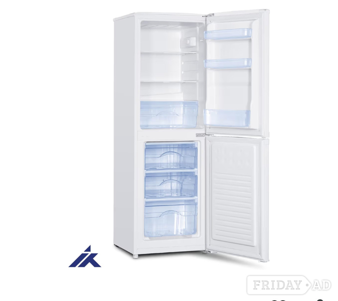 Peterborough ICE KING IK8951EW Freestanding Fridge Freezer, 50/50 Split, 142L 