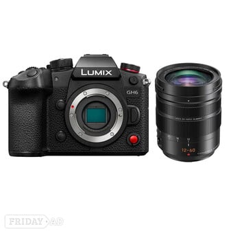 Panasonic Lumix GH6 Mirrorless Camera with Lumix G Leica DG Vario