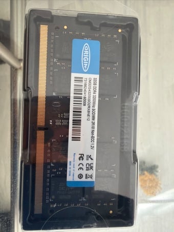 Origin Storage 32GB DDR4 SODIMM Laptop RAM 3200MHz