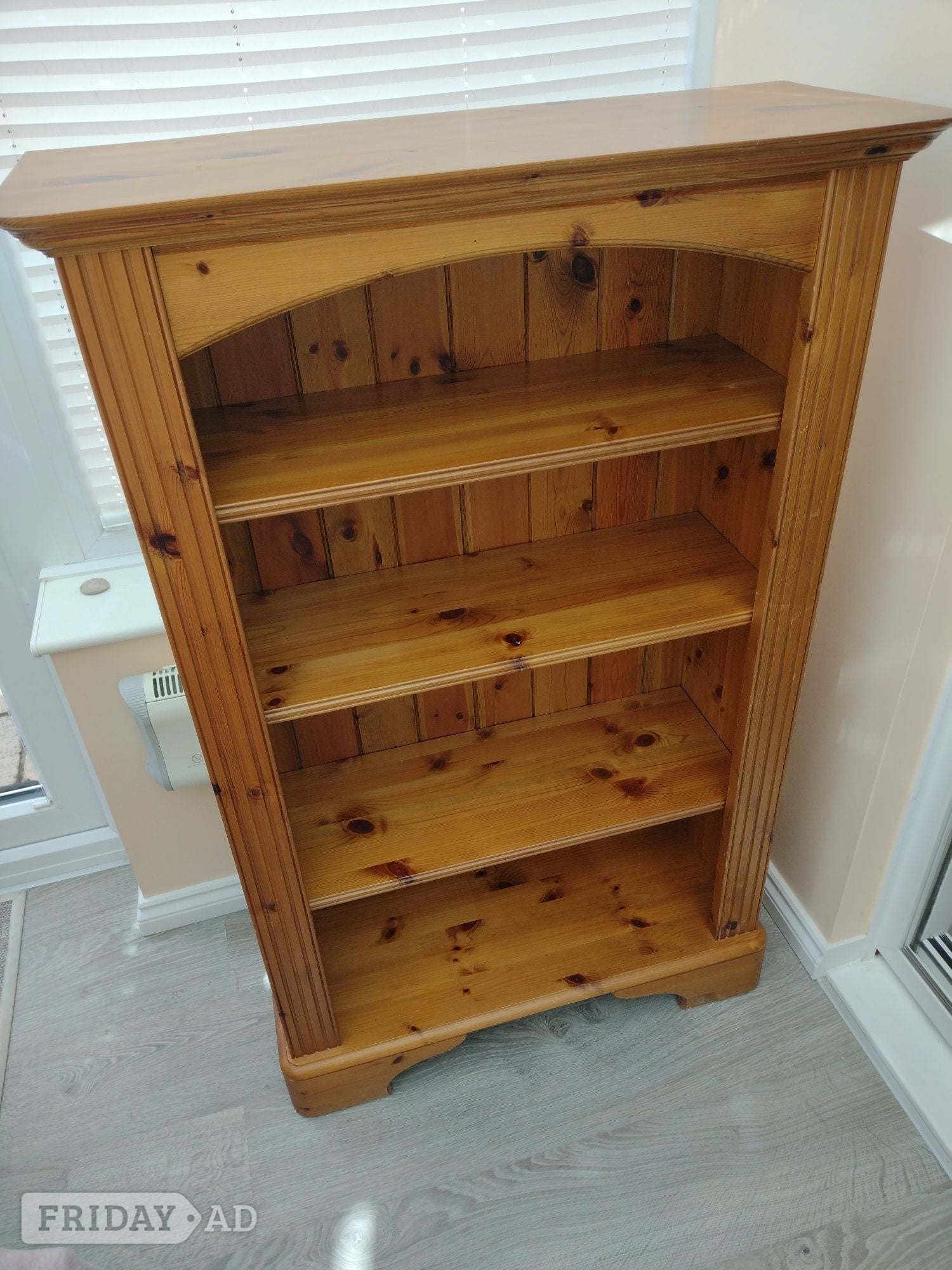 Ducal Victoria pine book case
