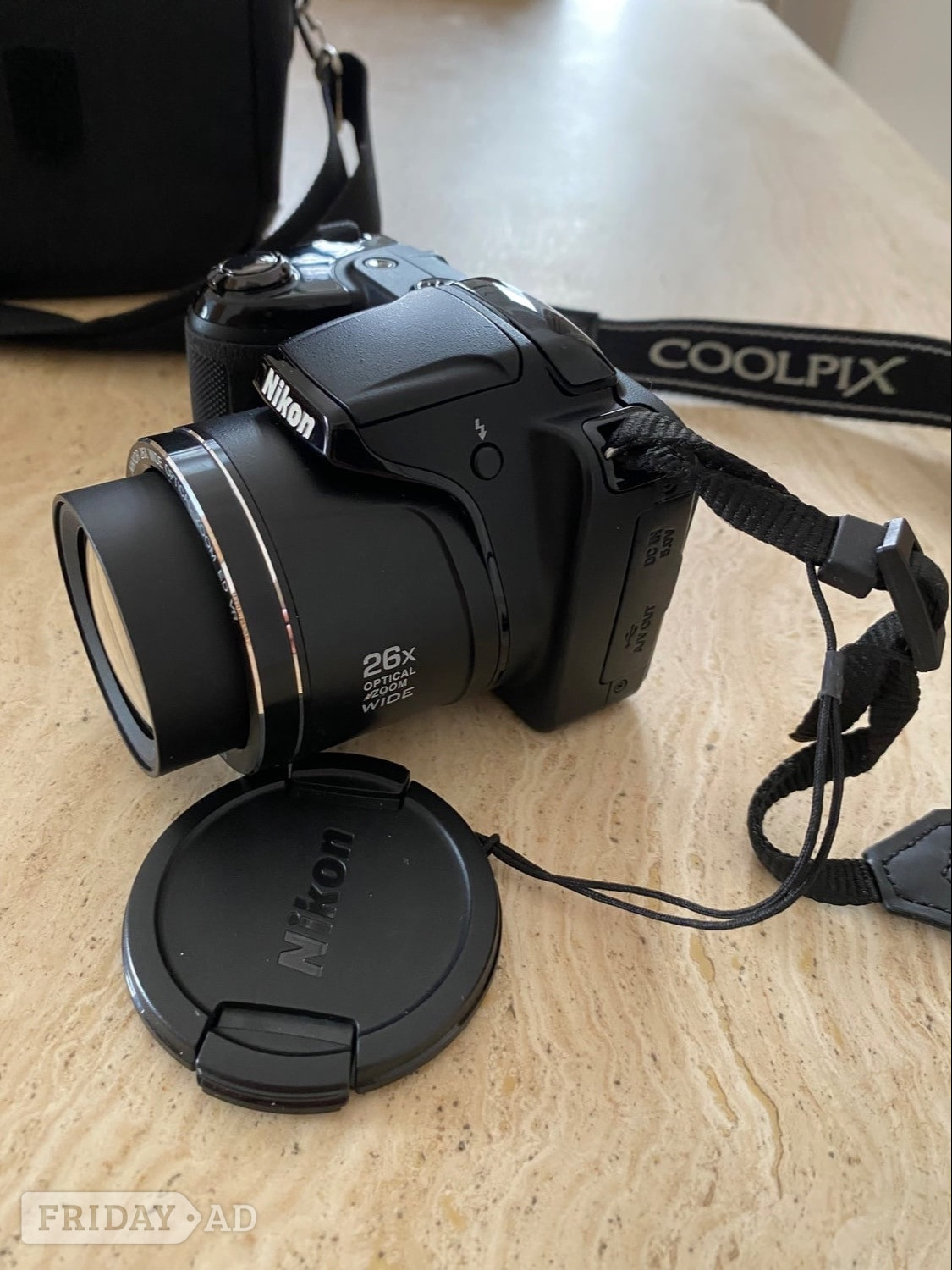 Peterborough Nikon coolpix L330 digital camera and bag