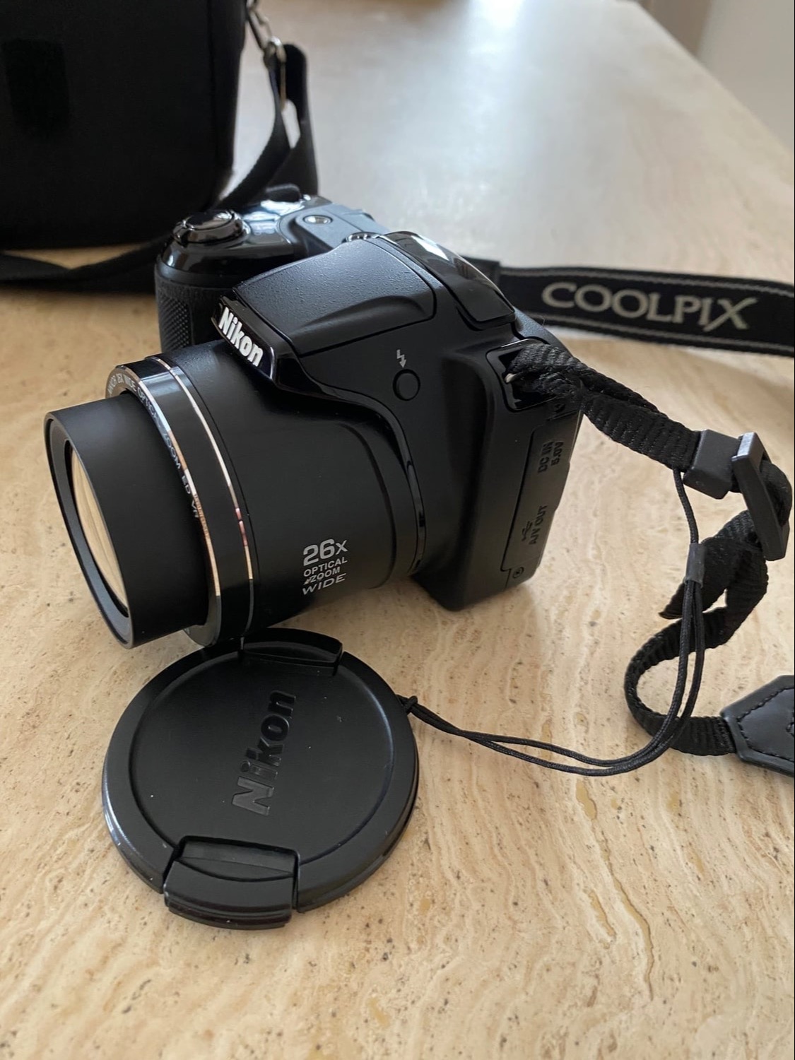 Nikon coolpix L330 digital camera and bag - Tv, Audio & Cameras in Peterborough