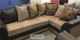 LUSH CORNER SOFA - BROWN
