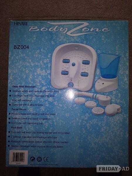 Foot spa, Facial sauna and deep heat massager in Hastings