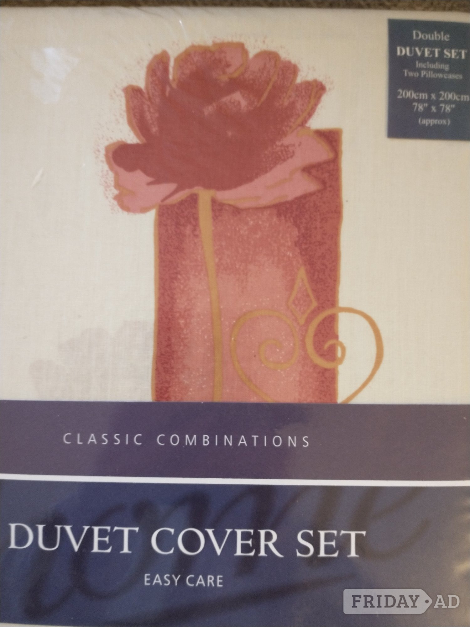 Double duvet set.