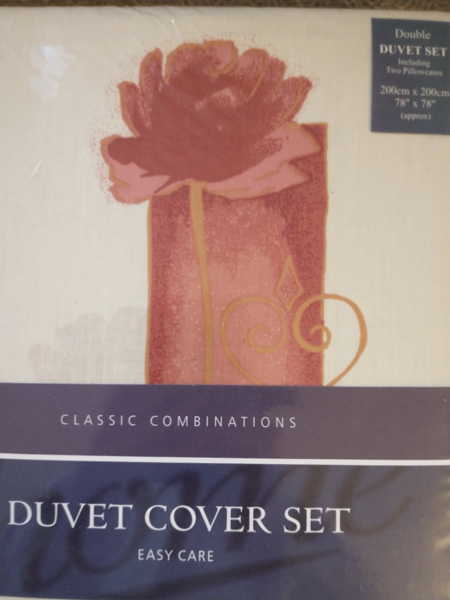 Double duvet set.
