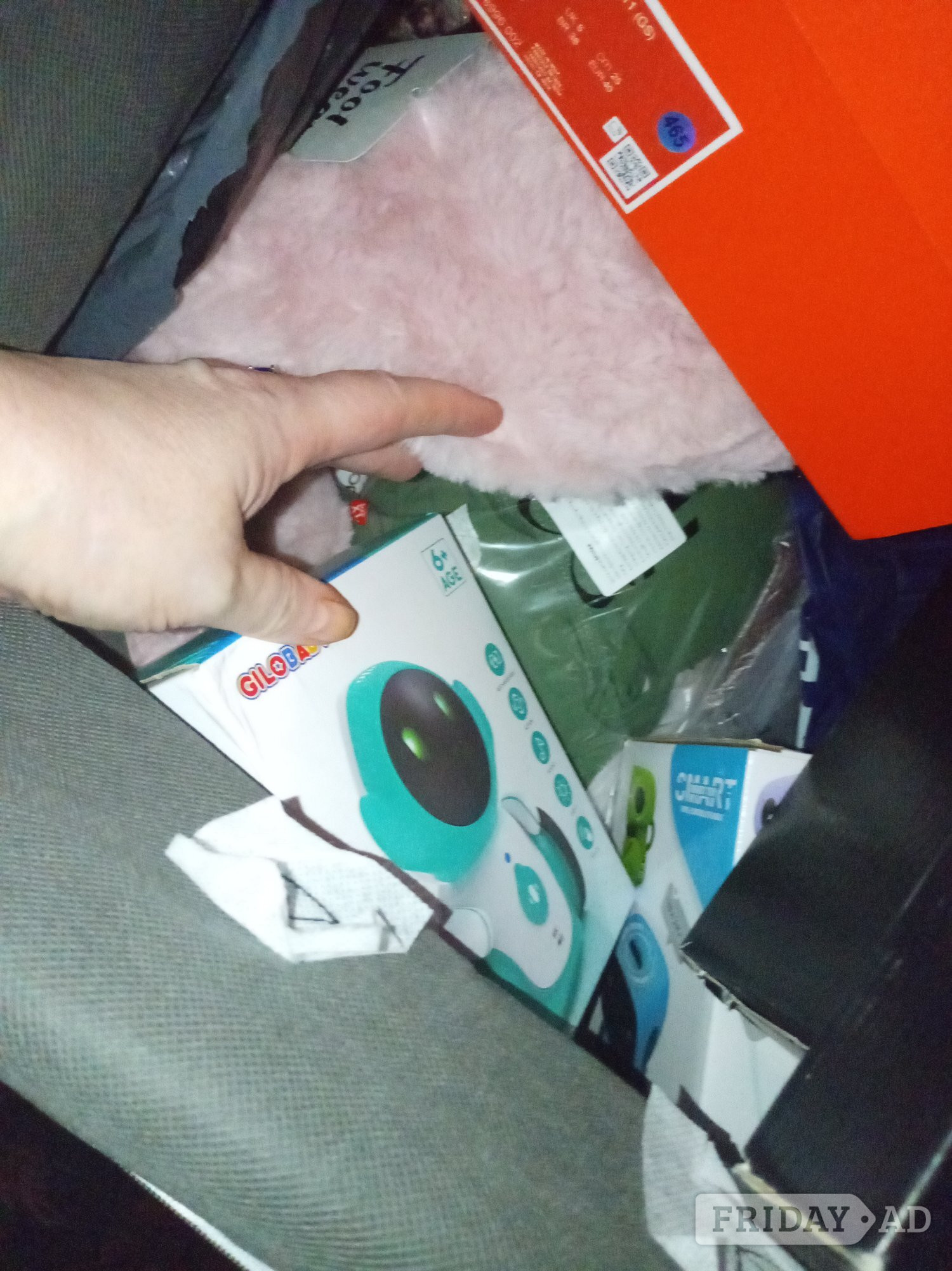Large canvas bin of swimwear,tablets,smart watches and more - Bizarre Bazaar in Chesterfield