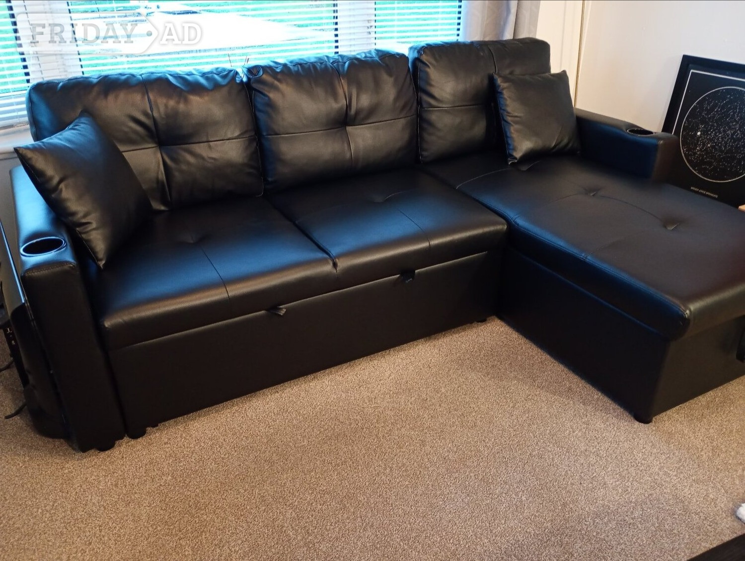 Lovely sofabed with storage for Sale in Maidstone