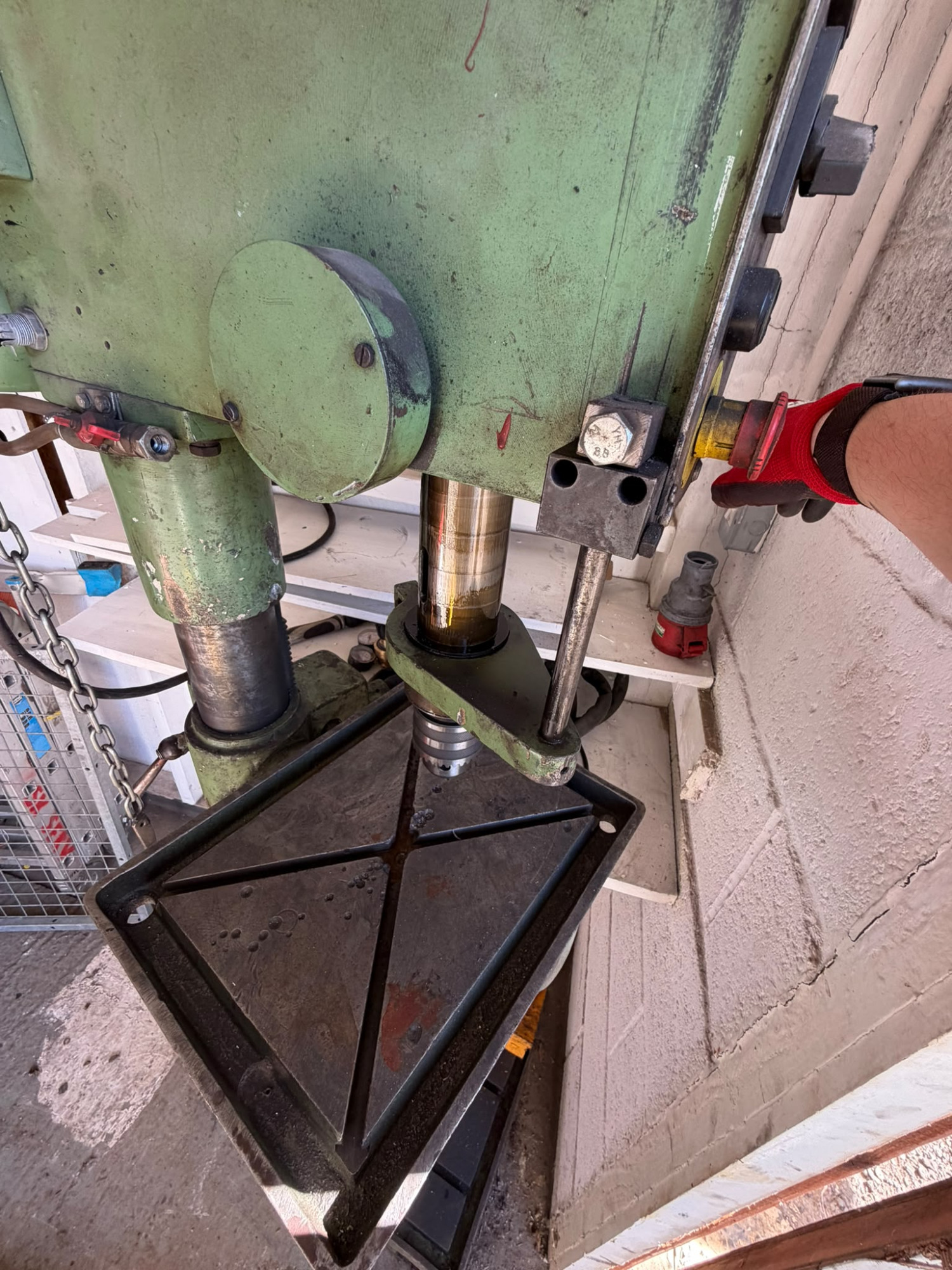 Odiham Pillar drill cabled