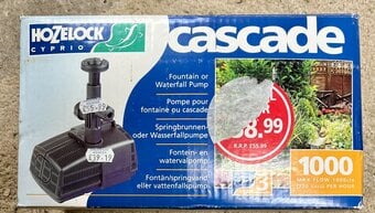 Hozelock Cascade Fountain & Waterfall Pump 1000