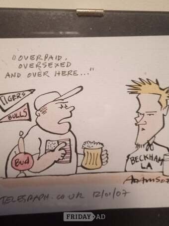 2007 Beckham cartoon