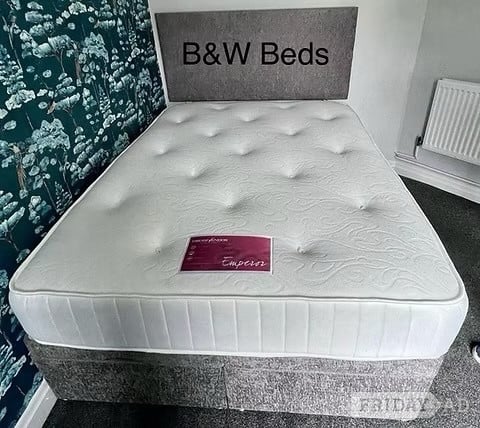 D/V EMPEROR 1000 POCKET MATTRESS WITH  2 DRAWERS BASE &Hb in Rotherham