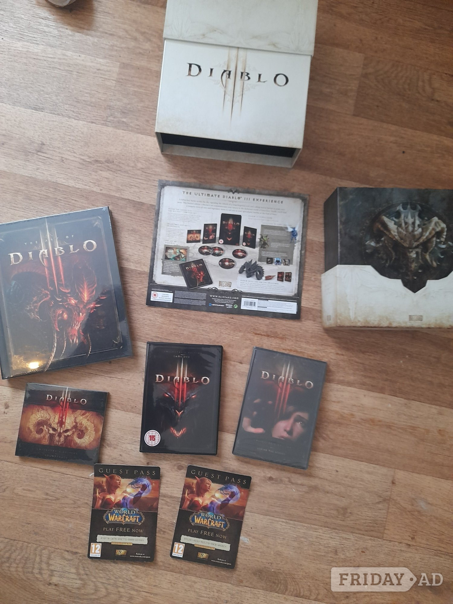 Boxed Diablo 3 set-read notes