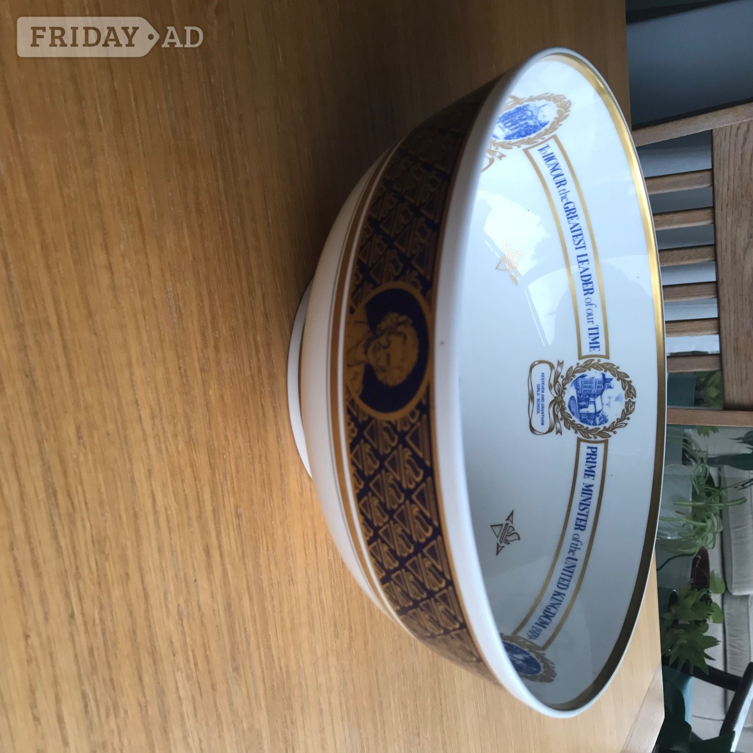 Royal Worcester fine bone china bowl. Margaret Thatcher Ld Ed  - Antiques & Collectables in Hastings