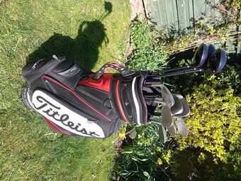 Trilogy Golf clubs and Titliest Bag
