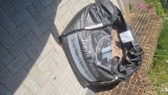 Half a bag of Travis Perkins MOT, buyer to collect