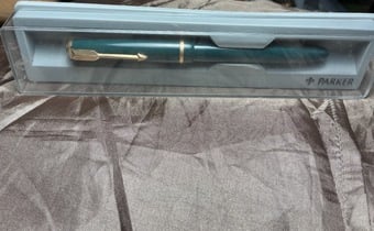 Parker Slimfold pen green