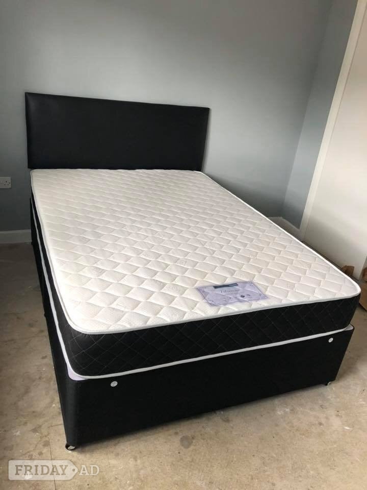 Black colour Bed with Optional Mattress & Storage  in Ilford