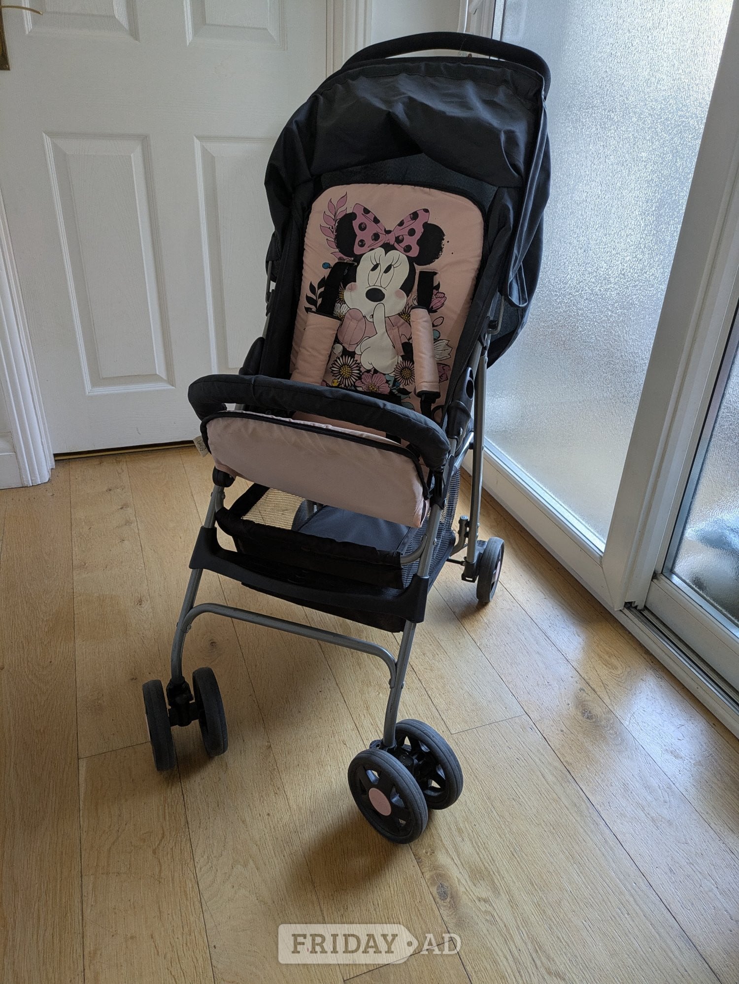 Hauck Disney Minnie Pink Lightweight Buggy. VGC. - Baby & Kids