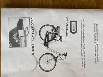 Assistance cycle, large frame