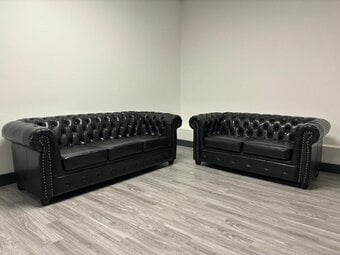 Brand New ~ 3+2 Chesterfield Sofa Set For Sale  