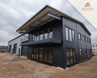 560m2 Insulated Steel frame bulding with bespoke design