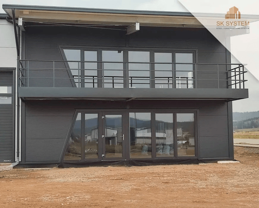 Abridge 560m2 Insulated Steel frame bulding with bespoke design