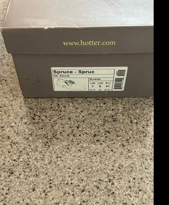  Mens Hotter Spruce Suede Size 7 Laced Shoes
