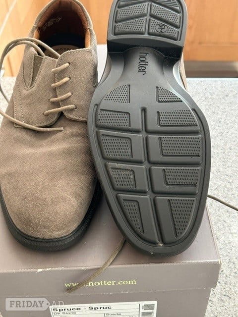 St. Albans  Mens Hotter Spruce Suede Size 7 Laced Shoes