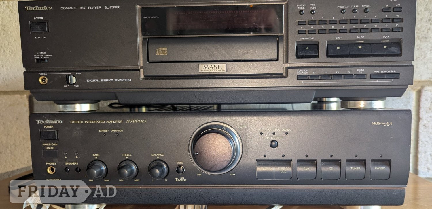 Hifi. Rare Technics SU A700 MK3 Analogue Integrated Amplifier+ CD in Worthing