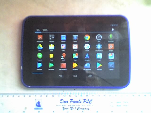 Blue Tesco HUDL 1 Quad Core 16Gb WiFi 7" Tablet & Lead