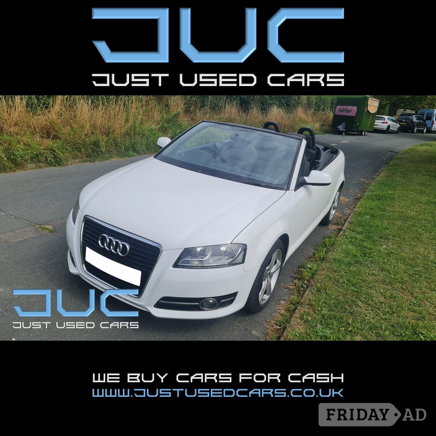 [ berth ]Audi Audi A3 1.6 TDI Technik Cabriolet (Manual Diesel) 10 Reg 2010 98,041 Miles