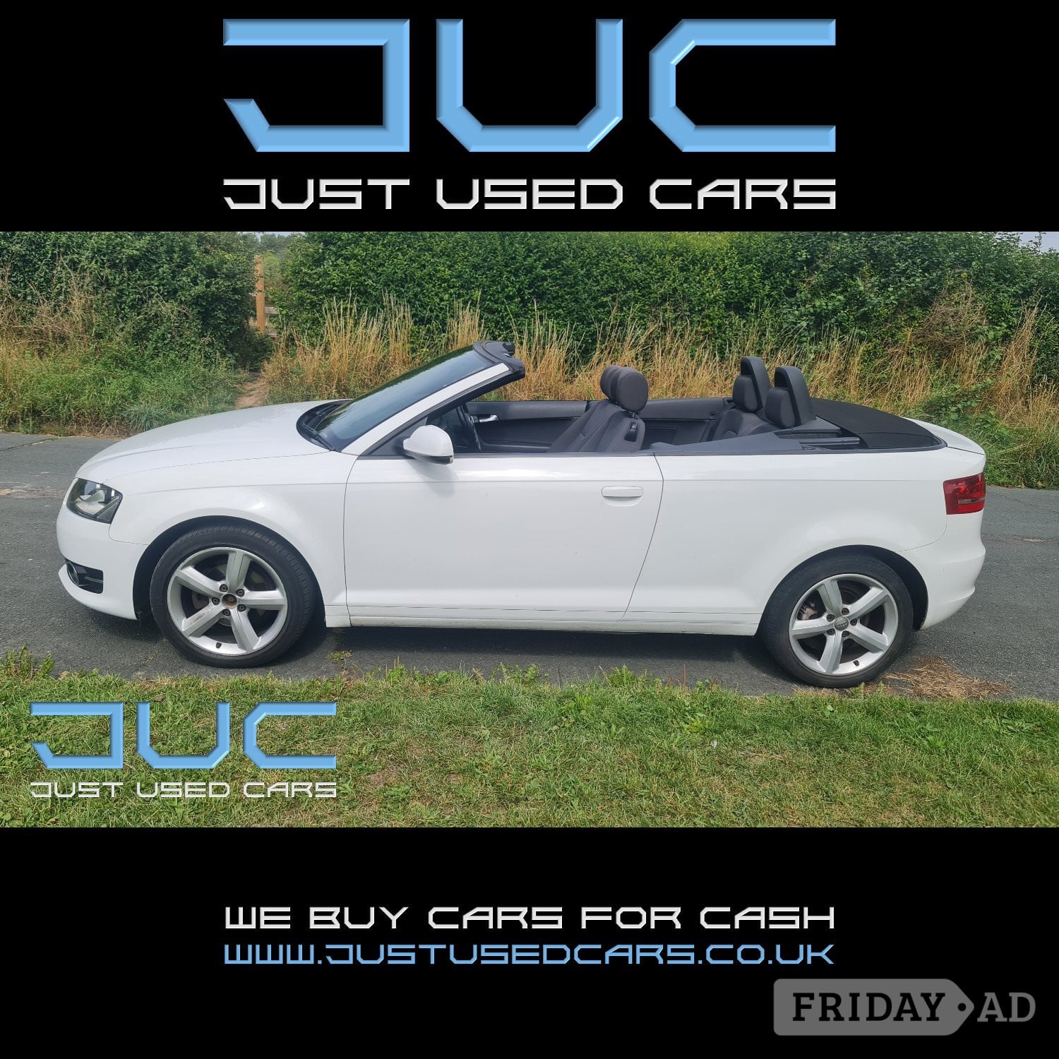 Audi A3 1.6 TDI Technik Cabriolet (Manual Diesel) 10 Reg 2010 - Cars in Lewes
