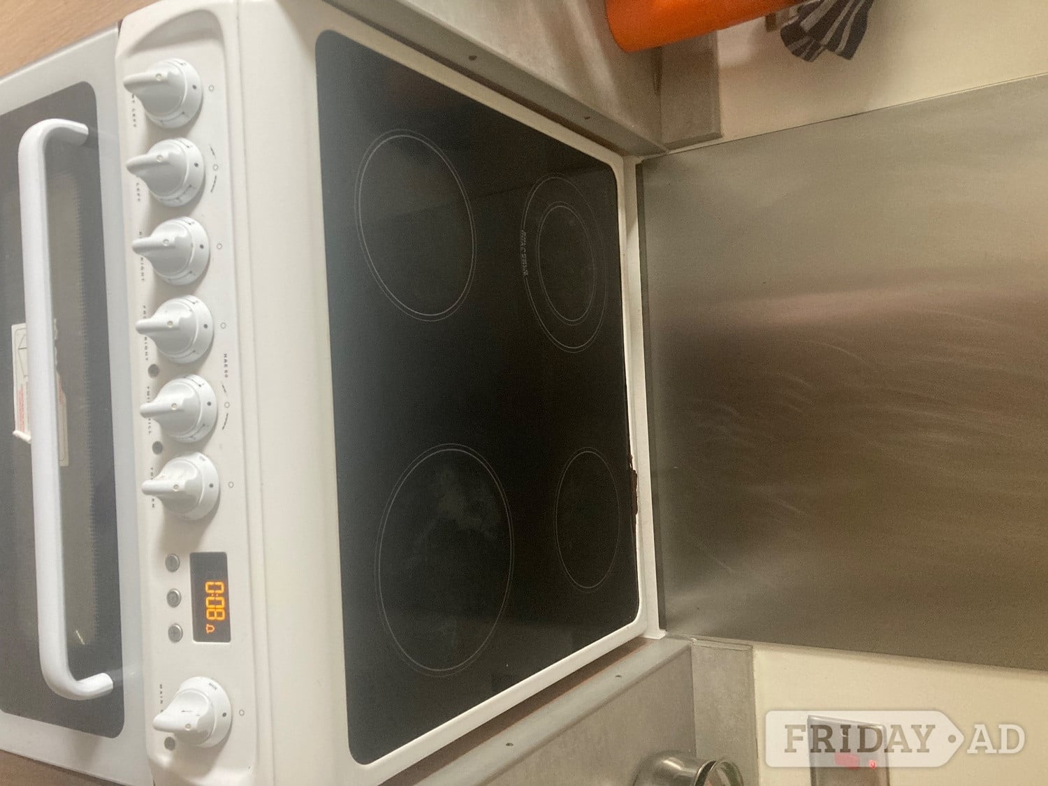 Hotpoint freestanding double oven/ hob 