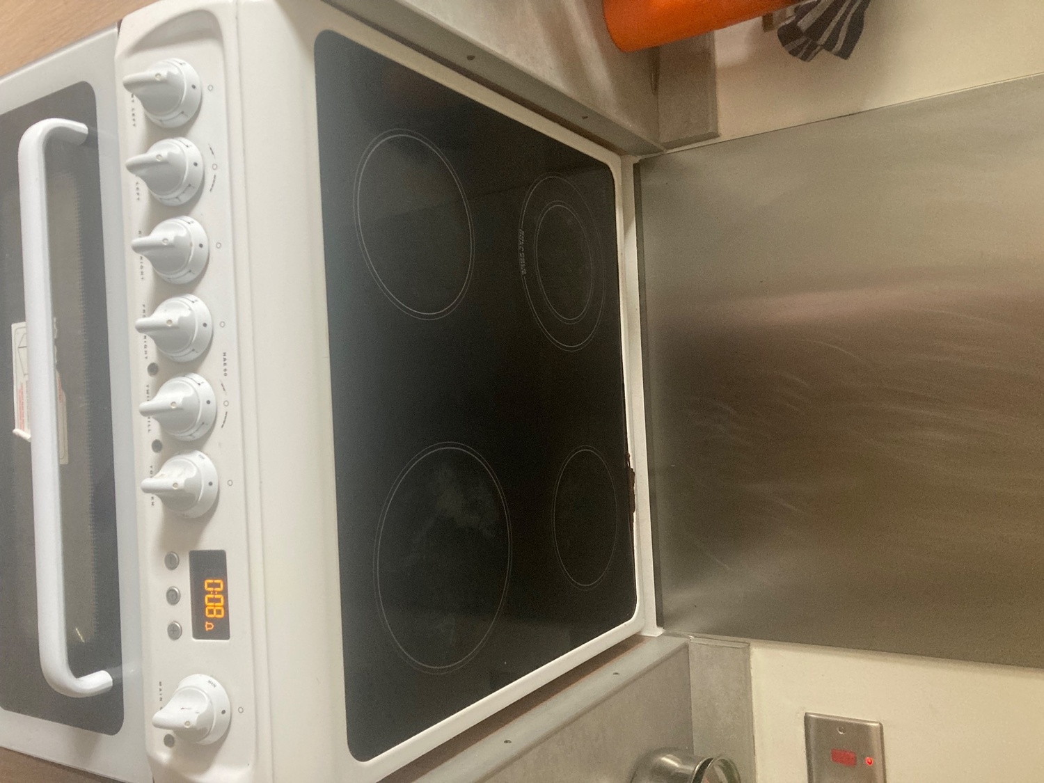 Hotpoint freestanding double oven/ hob 