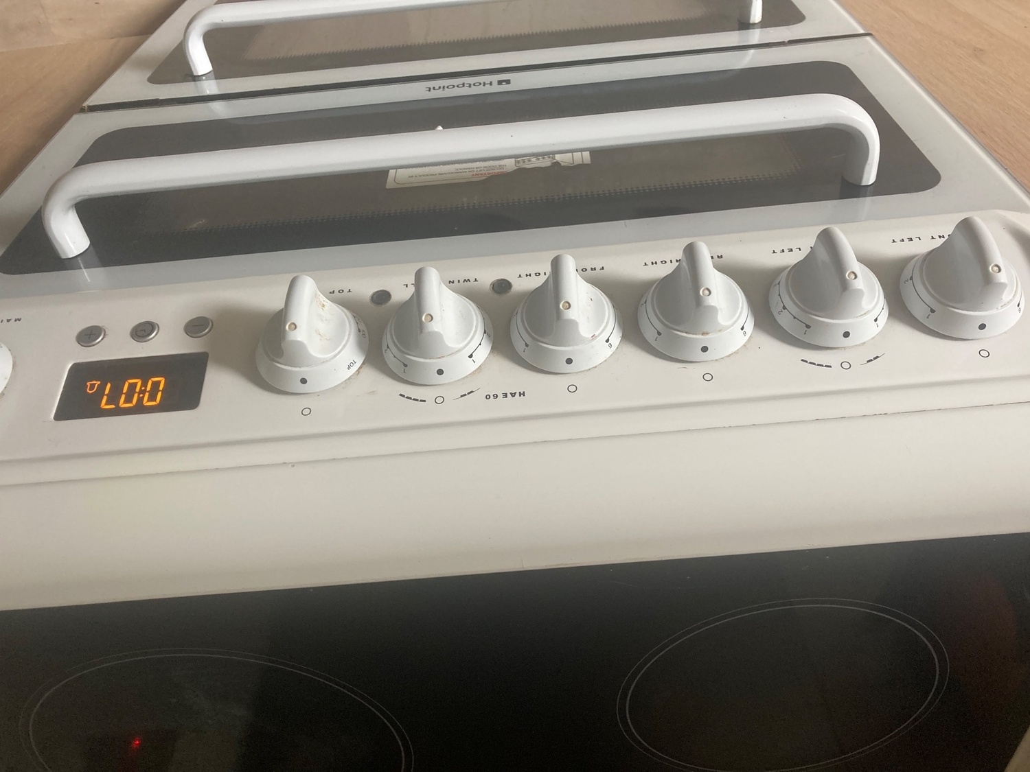 Hotpoint freestanding double oven/ hob  - Home Appliances