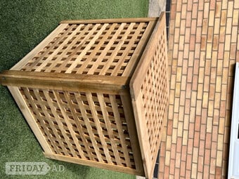 Wooden storage box