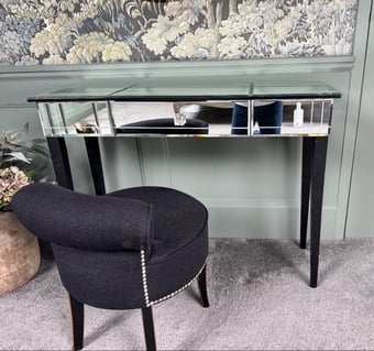 Beautiful mirror dressing table and stool 